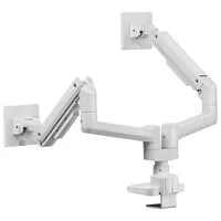 Ergopro Heavy Duty Doppel-Monitorarm mit Gasfeder - weiß