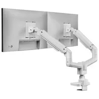 Ergopro Heavy Duty Doppel-Monitorarm mit Gasfeder - weiß
