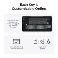 Keychron C2 Pro 8K kabelgebundene mechanische Tastatur für Windows & Mac