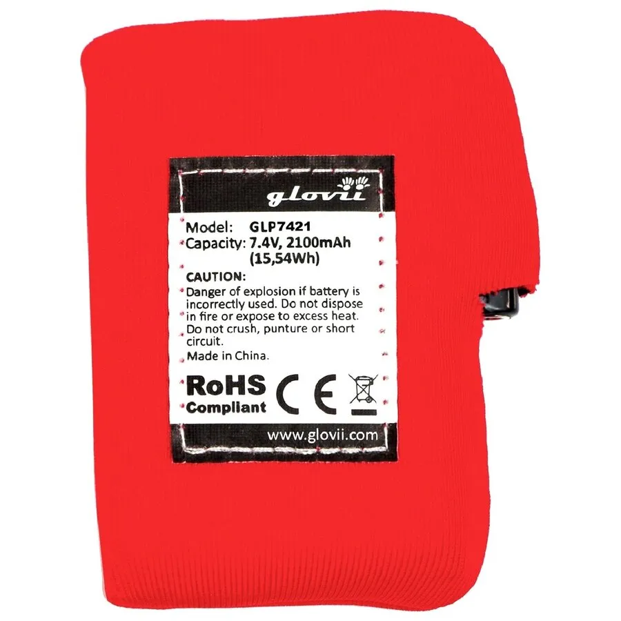 Glovii Akku 2100 mAh 7,4 V für beheizte Handschuhe