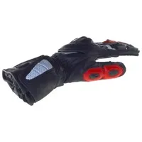 Glovii Beheizte Motorradhandschuhe für Motorradbatterie - schwarz/rot/weiß