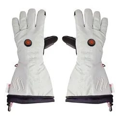Glovii Beheizte Skihandschuhe - grau