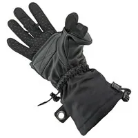 Glovii Beheizte Handschuhe 2-in-1 mit Fäustlingskappe - schwarz