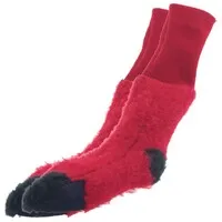 Glovii Beheizte Socken mit angerauter Innenseite - rot