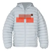 Glovii Beheizte Jacke Herren - hellgrau