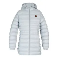 Glovii Beheizte Jacke Damen - hellgrau