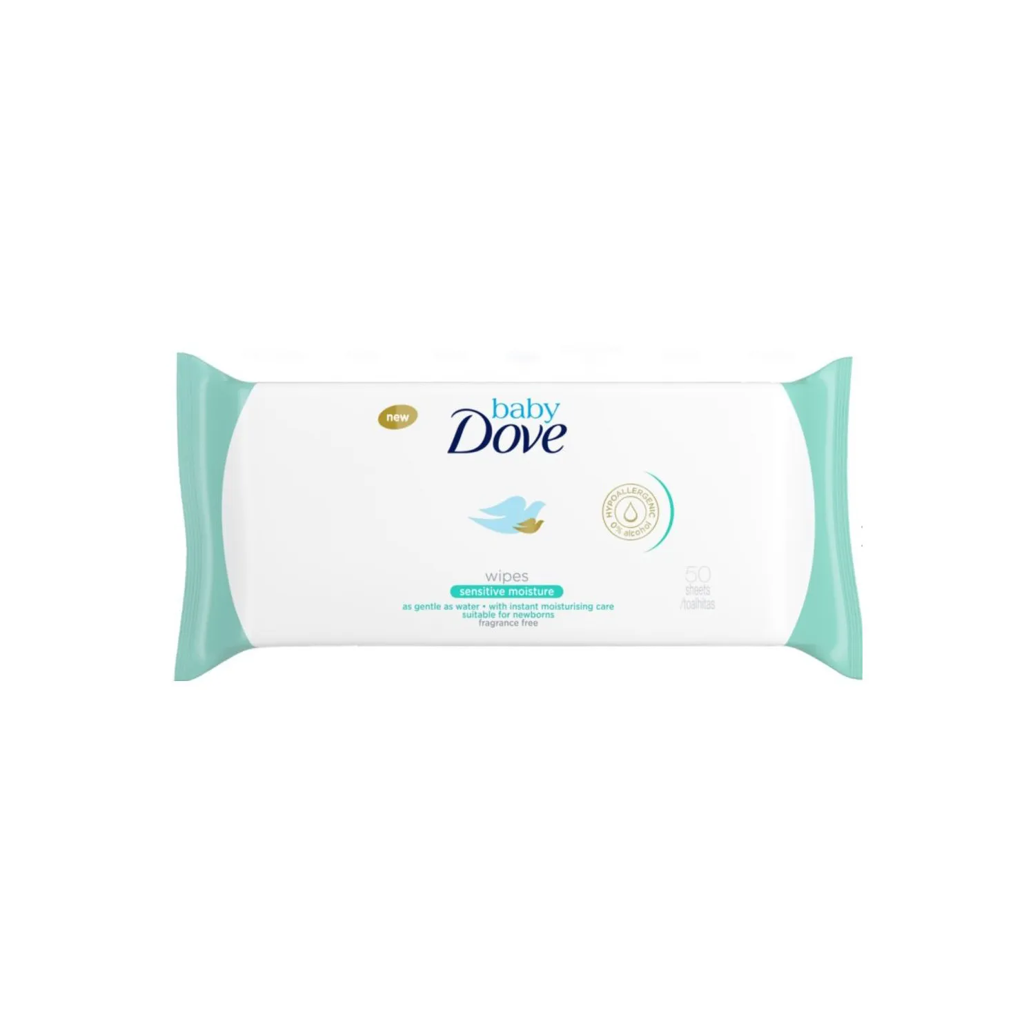 Dove Baby Billendoekjes Sensitive 50 Stuks