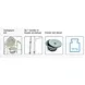 Drive Medical Toiletstoel TSG 130 + 20x Toilet emmer zakken Drive Medical Toiletstoel TSG 130 + 20x Toilet emmer zakken