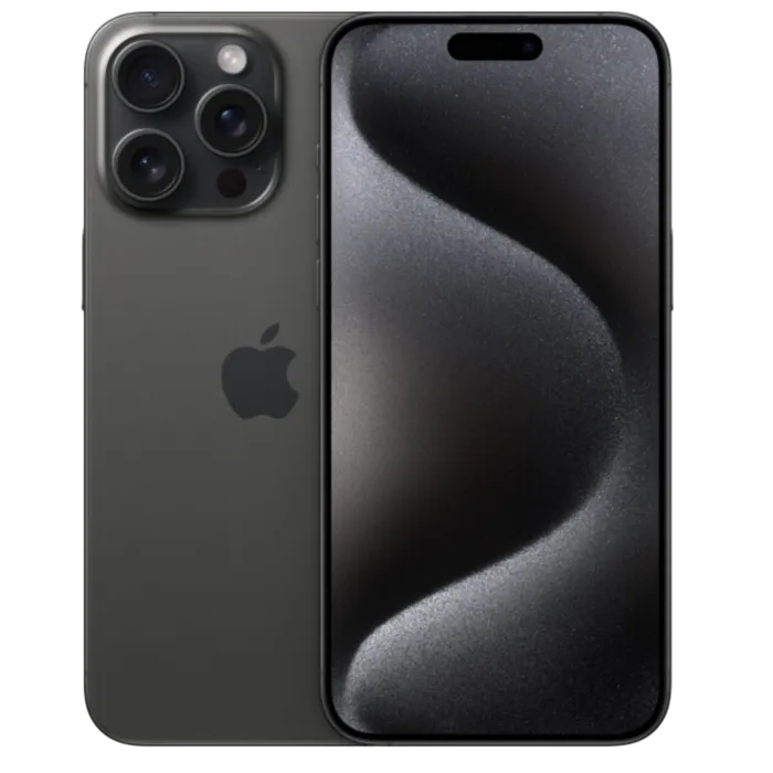 Refurbished iPhone 15 Pro 128GB Schwarz Titan