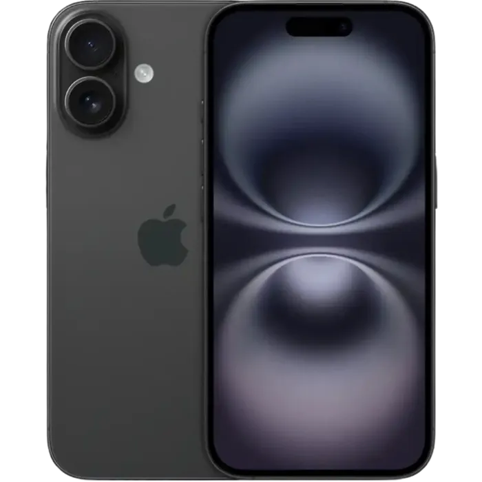 Refurbished iPhone 16 128GB Zwart