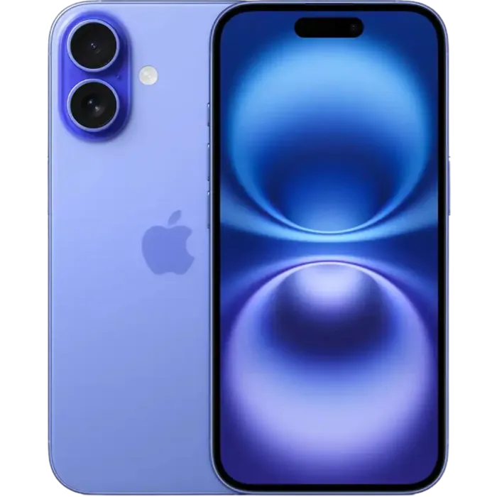 Refurbished iPhone 16 128GB Blauw