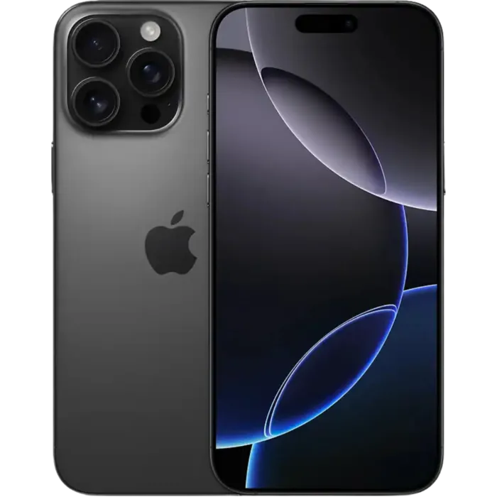 Refurbished iPhone 16 Pro Max 512GB Titanium Zwart