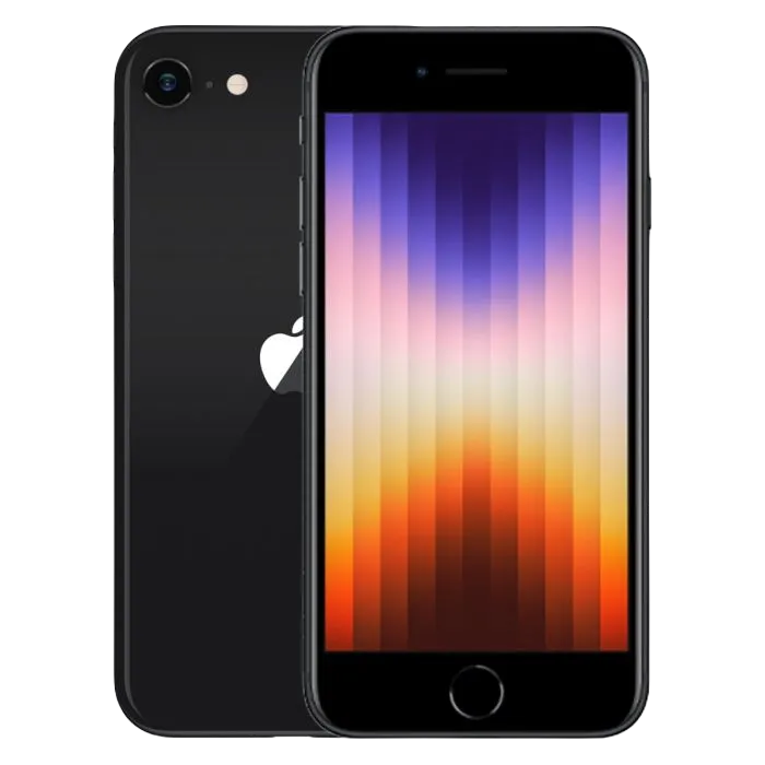 Refurbished iPhone SE (2022) 256GB Zwart