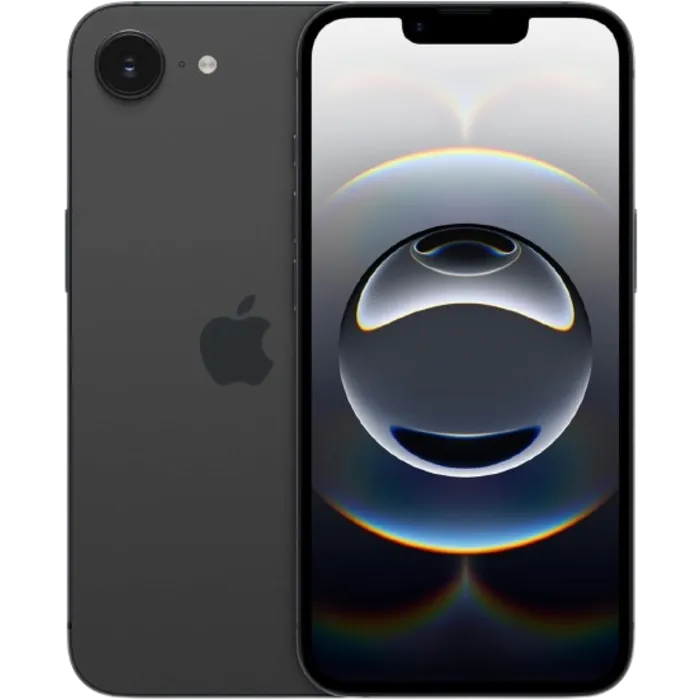 Refurbished iPhone 16e 256GB Zwart