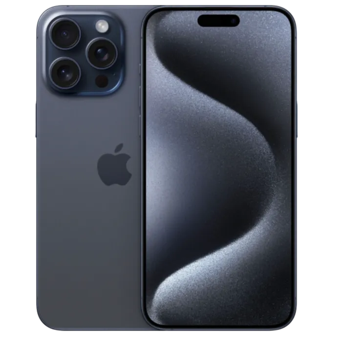 Refurbished iPhone 15 Pro Max 1TB Blau Titanium