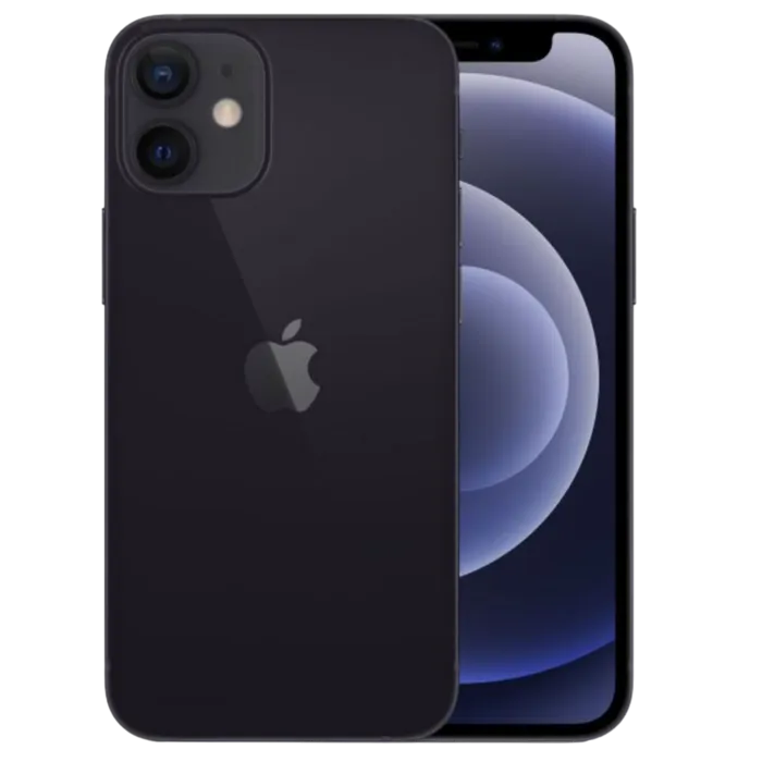 Refurbished iPhone 12 mini 64GB Zwart - No Face ID