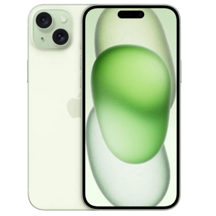 Refurbished iPhone 15 Plus 128GB Groen - No Face ID