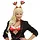 Kerststerren ketting rood