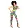 Jaren 70 disco neon jurk