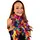 Leuke boa regenboog met roze 180 cm. 50 g