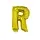 Folie ballon letter R Goud