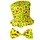Verkleedset clown geel