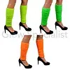 UV / NEON BLACKLIGHT LEG WARMERS PLUSH