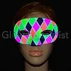 Glow Specialist UV/BLACKLIGHT EYE MASK - HARLEQUIN - MULTICOLOR