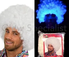 Glow Specialist NEON WITTE AFRO PRUIK