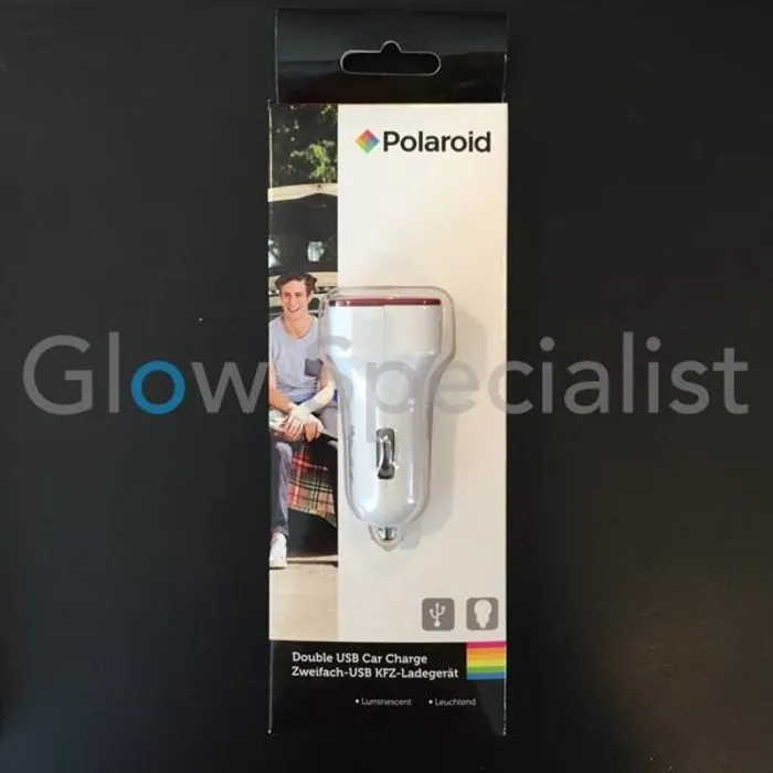 DOUBLE USB CAR CHARGE LUMINESCENT