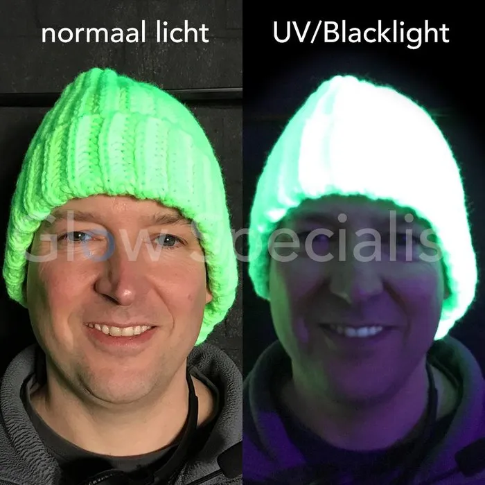 Glow Specialist UV / BLACKLIGHT KNIT NEON HAT