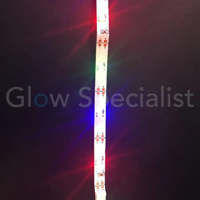 LED Strip 1 Meter – 30 Multicolor LEDs – Battery‑Powered Decoration Light