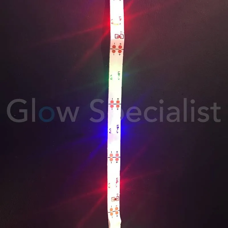 LED Strip 1 Meter – 30 Multicolor LEDs – Battery‑Powered Decoration Light