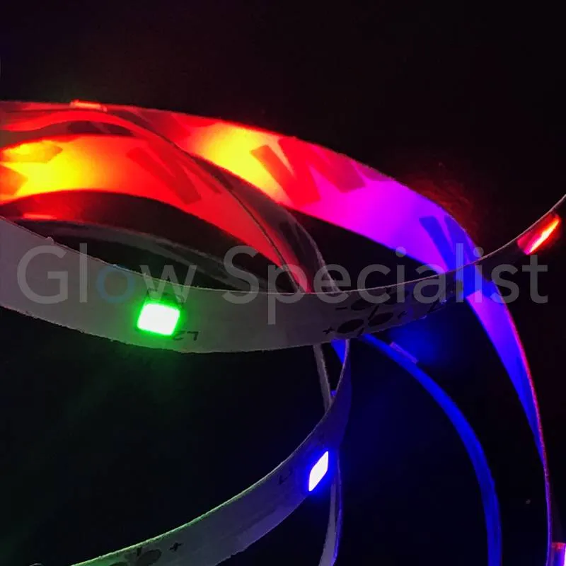 LED Strip 1 Meter – 30 Multicolor LEDs – Battery‑Powered Decoration Light