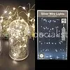 ZILVERDRAAD VERLICHTING - 40 LED - WIT