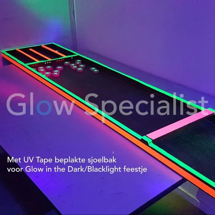 UV / BLACKLIGHT NEON TAPE - 50 MM x 25 M