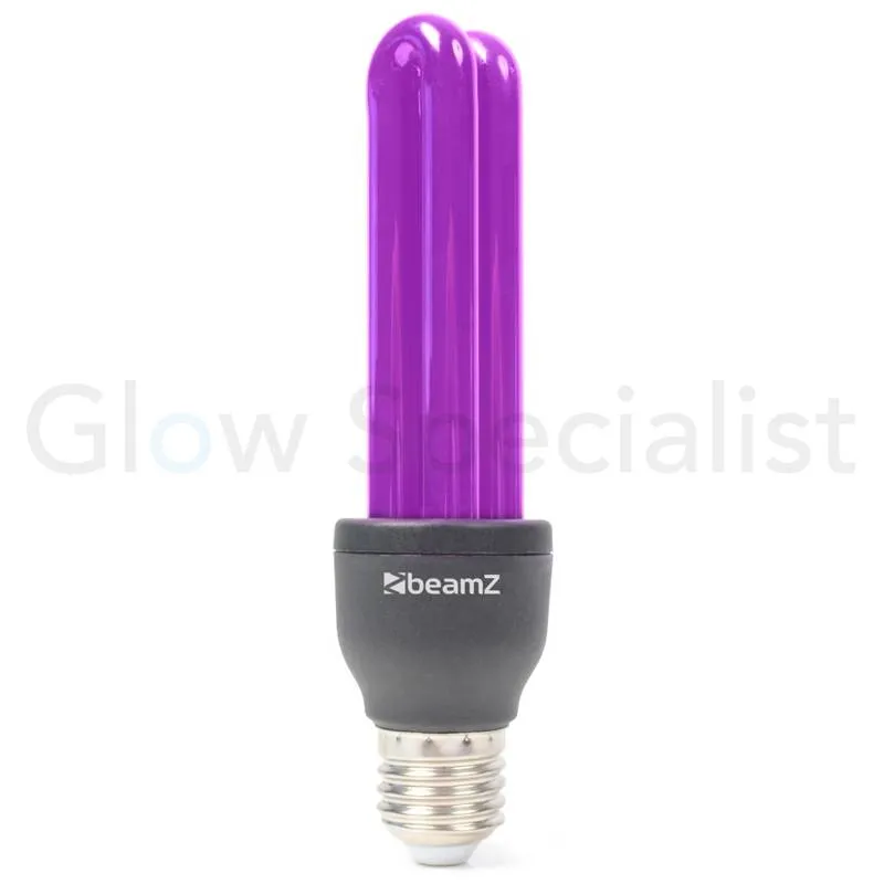 BeamZ BeamZ UV Energy Saving Lamp – 25W E27 Blacklight