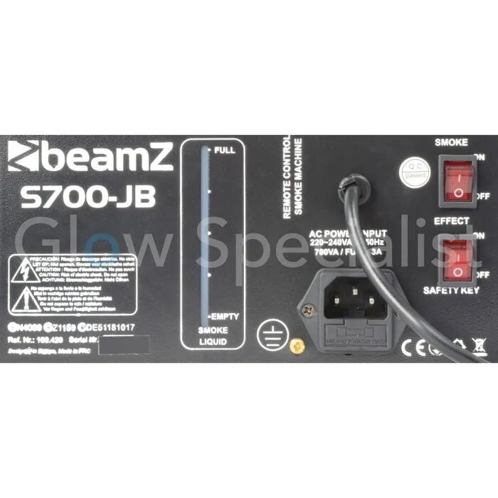 BeamZ BeamZ S700-JB ROOKMACHINE + JELLY BALL LED