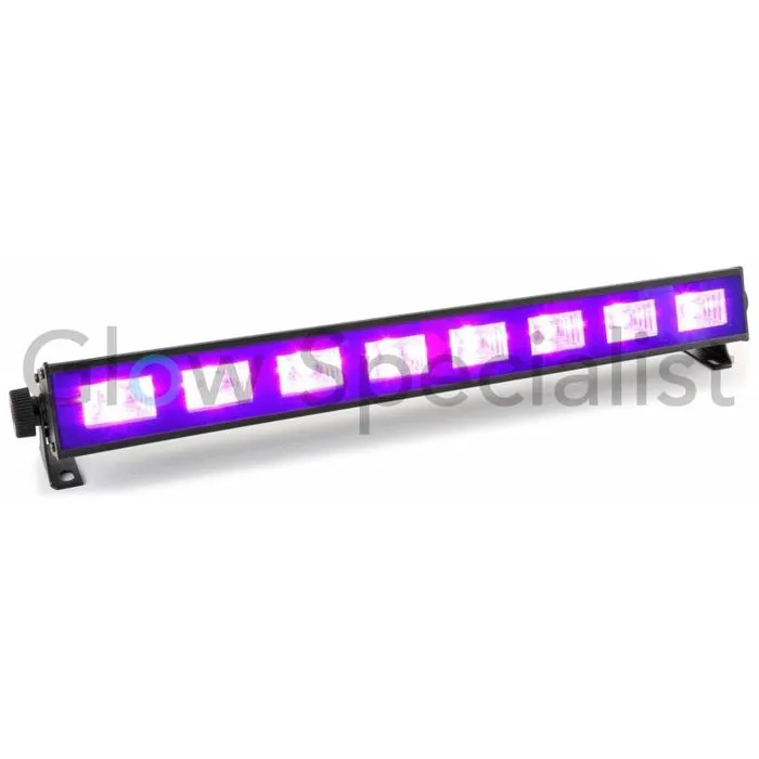 BeamZ BeamZ UV LED Bar BUV93 – 8×3W – Lightweight Blacklight Fixture