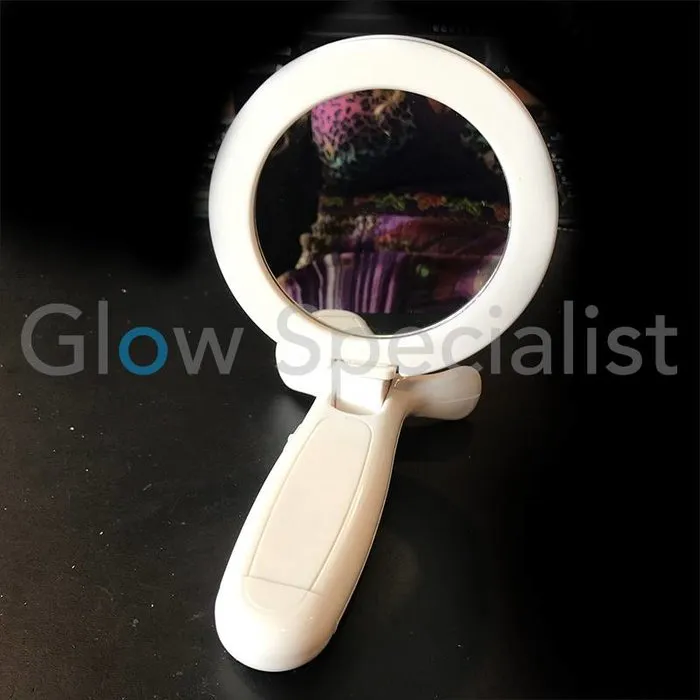 HANDHELD OR STANDING LED MIRROR Glow Specilaist Glow Specialist