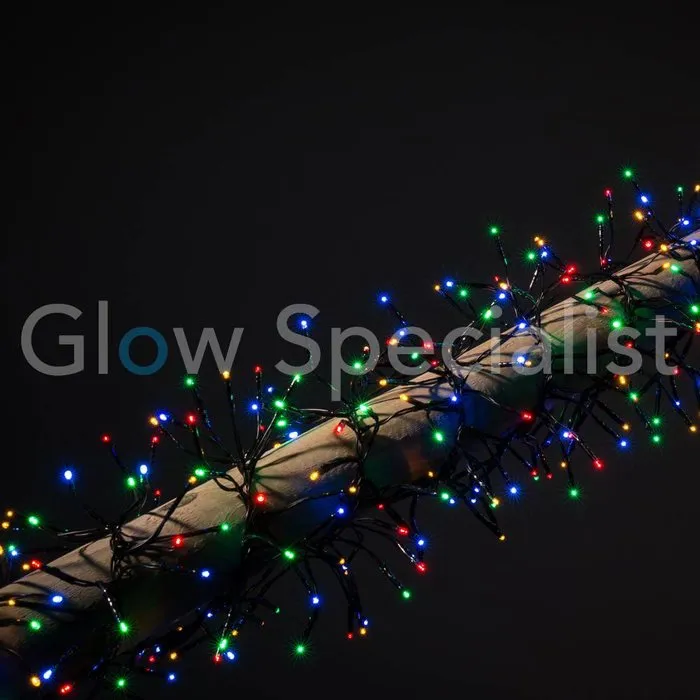 LED CLUSTER LIGHTING - 1512 LIGHTS - MULTICOLOR - WITH 8 LIGHT FUNCTIONS