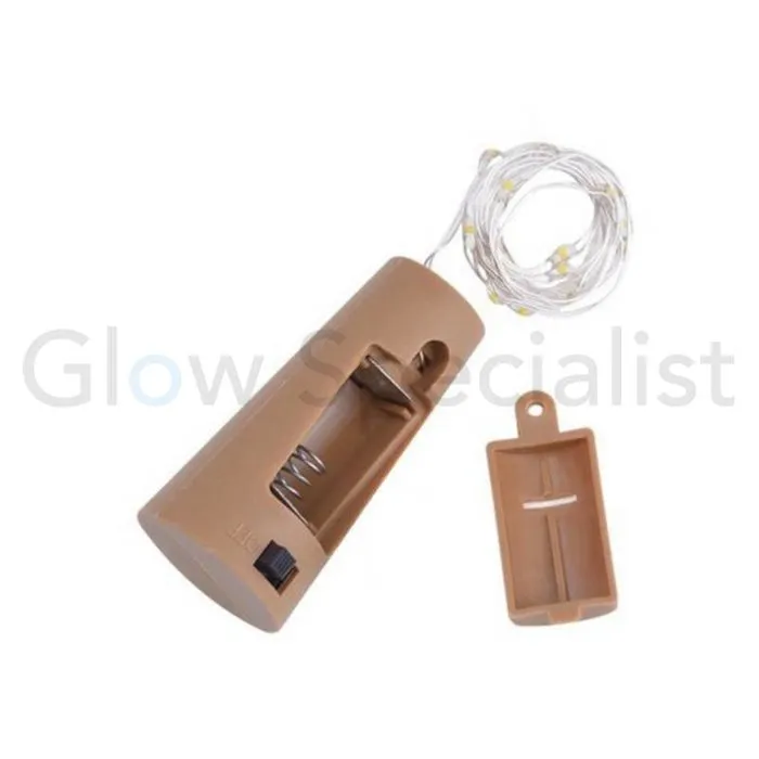 FLESSENSTOP MET 8 LED MULTICOLOR