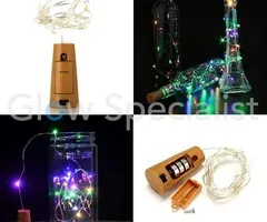 BOTTLE STOPPER WITH 8 LED MULTICOLOR