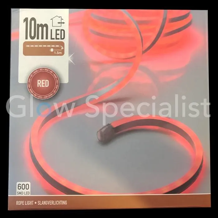 LED ROPE LIGHT - 600 LED - 10 METER - RED