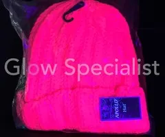 Glow Specialist UV / BLACKLIGHT GEBREIDE NEON MUTS