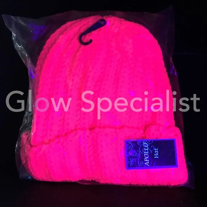 Glow Specialist UV / BLACKLIGHT KNIT NEON HAT