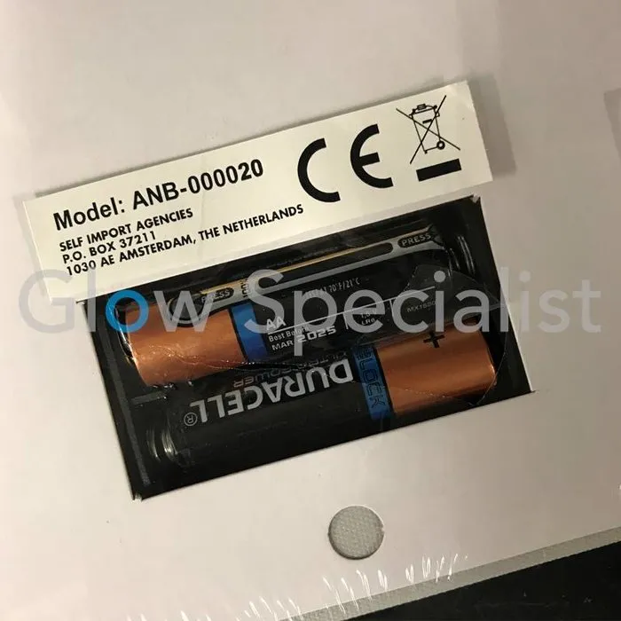 CANVASDOEKEN MET LED 30 X 30CM - SET VAN 2