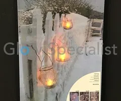 CANVAS SCHILDERIJ MET LED 40 X 30CM - 3 LED