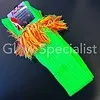 Glow Specialist UV / BLACKLIGHT KNIEKOUSEN MET FRANJES - NEON GROEN