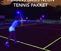 Glow Specialist 1-BAANS BASIS NEON TENNIS PAKKET
